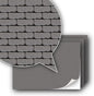 3 Sheets Self-Adhesive Decorative Film Paving Stones and Surfaces for Model Making in Scale 1:87 Scale H0 (UK: 3.5 mm Scale) (Wall Bricks)