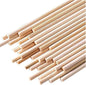HOPELF 100PCS Dowel Rods - 1/4 x 12 Inch Bamboo Sticks - for Crafts, Cake Dowels and DIYers