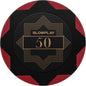 SLOWPLAY Nash Clay Poker Chips, 14 Grams Heavyweight Clay Composite, 40mm Large Chips in Bulk, Pack of 50 with Denomination of 50