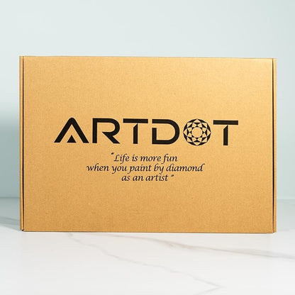 ARTDOT A4 LED Light Pad for Diamond Painting Kits for Adults, USB Powered Adjustable Brightness Diamond Art Light Board with Accessories
