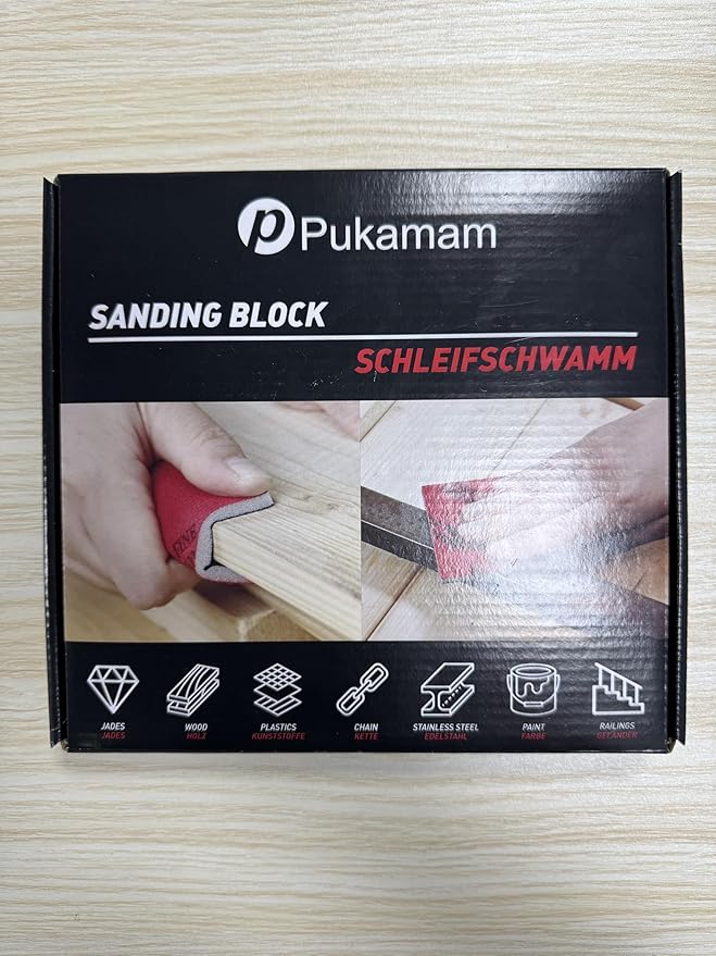 24 Pcs Sanding Sponge 1200-1500 Grit, Washable & Reusable Sanding Blocks for Wood, Metal, Drywall, Glazing, Wet Dry Sandpaper for Smooth Finishing