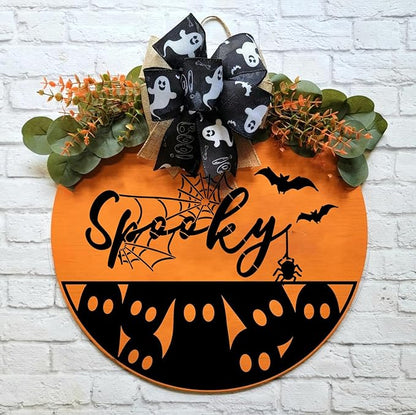 Halloween Stencils 12” Halloween Stencil Skeleton Trick or Treat Boo Templates for Porch Hanger Door Mats Wood Sign Shirts