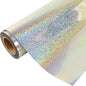 3 Yard x 20" Wide Roll Threadart Metallic Foil Silver Pattern Heat Transfer Vinyl Film | Compatible with Venture Explore and Maker, Silhouette Cameo, & Large Format Cutters