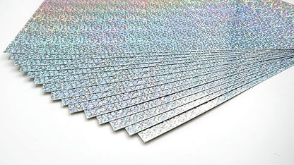 TGXRZX Metallic Cardstock Paper,holographic cardstock,Size 8"x 11"(250gsm),15PCS,Mirror Finish Gold Foil Board for Crafting,Invitations,and Decorations,Die Cut and Plotter,Card Making(Small round dot)