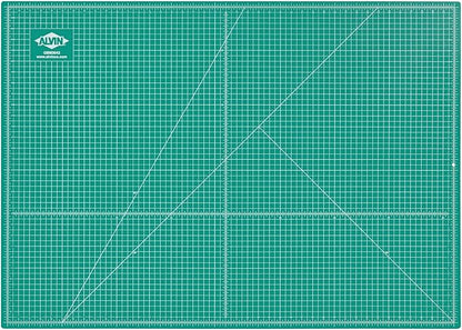 ALVIN GBM Self-Healing Cutting Mat 30 x 42 inch | Double-Sided Green/Black | 5-Layer Gridded Surface for Arts, Crafts and Sewing - Model GBM3042