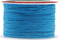 Mandala Crafts 1mm 109 Yards Light Blue Cotton Waxed Cord for Jewelry Making Bracelet Cord Waxed String - Beading String Thread Jewelry Cords for Necklaces String