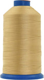Mandala Crafts Bonded Nylon Thread - Tan Heavy Duty Sewing Threads - 1100 YDs Size 92 280D T90 Tex 90 for Leather, Jeans, Weaving, Outdoor, Marine, Upholstery