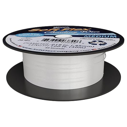 Soft Flex 49 Strand Beading Wire - Medium 0.19 Diameter - 100 Feet Nylon Design Wire