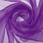 MECCANIXITY Iridescent Sheer Organza Fabric, 2 Yards x 59 Inches Solid Holographic Shiny Fabric Organza Cloth for Wedding, Curtains, Costume, Photo Background, Dark Purple