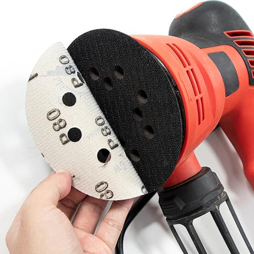 100 Pcs 5 inch Wet Dry Sanding Discs Grit 400 Hook and Loop 8 Hole Silicon Carbide Orbital Sander Sandpaper