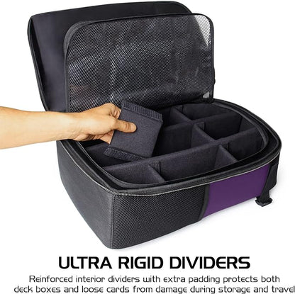 ENHANCE MTG Backpack TCG Card Storage - TCG Backpack for Deck Boxes, Sleeved Cards, Playmats, MTG Accessories