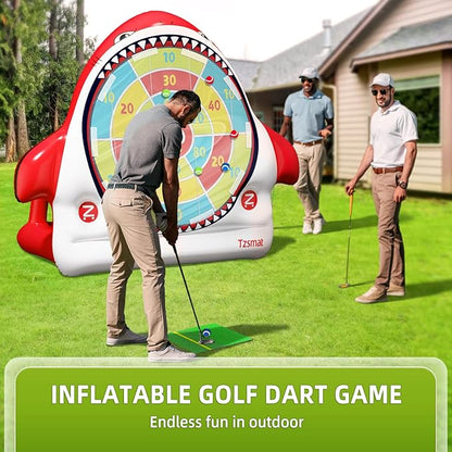 Inflatable Golf Game Set, Outdoor & Beach Golf, Party Darts and Indoor Darts for Backyard, Camping & Outdoor Parties – Ultimate Sports & Recreation Gear for Family