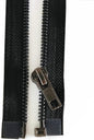Leekayer 2PCS #5 27 Inch Zipper Black Nickel Teeth Zipper Black Metal Zipper Open End Zipper for Repair Coat Jacket