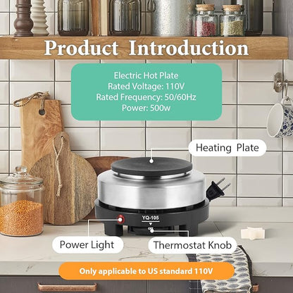 SAEUYVB Candle Making Kit with Wax Melter, Natural Candle Wax for Candle Making - DIY Candle Making Supplies, Including 10lbs Soy Wax, Melting Pot, Electric Stove,Candle Kit for Adults, Beginnner