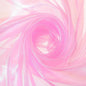 MECCANIXITY Iridescent Sheer Organza Fabric, 2 Yards x 59 Inches Solid Laser Holographic Shiny Fabric Organza Cloth for Wedding, Curtains, Costume, Photo Background, Dark Pink