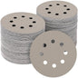 50PCS 5 inch Silicon Carbide Sanding Discs 8000 Grit, Wet Dry Orbital 5 Sander Hook and Loop Sandpaper Disc Ultra Fine Grit, Best for Metal,Automotive Precision Polishing
