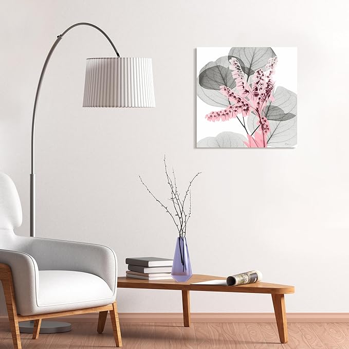 Empire Art Direct Frameless Free Floating Tempered Glass Panel Graphic Wall Art Ready to Hang, 24" x 24", Eucalyptus Bush 1