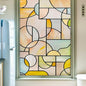 3D Stained Glass Window Privacy Film, Heat Control UV Blocking Static Cling Decorative Window Film for Bathroom,Front Door,Home Non Adhesive,23.6 x 35.4 inches Wilderness