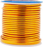 Mandala Crafts 12 Gauge Anodized Aluminum Craft Wire for Jewelry Making - 60 FT Colored Flexible Gold Tone Wire - Bendable for Bonsai Armature Crafting Sculpting