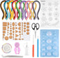 TUPARKA 19 Pcs Paper Quilling Kits 45 Colors 900 Strips Quilling Art Paper DIY Craft