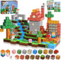 Magnetic Blocks-150PCS Grassland Magnetic Building Blocks Set, Kids Classroom Sensory Toy for Toddlers STEM Learning, Construction Stacking Toy for Kids 3+ Boys and Girls Christmas Birthday Gifts