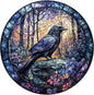 Wooden Puzzles for Adults, Wooden Jigsaw Puzzles, Exquisite Raven Puzzle, Gifts for Family or Friends for Any Holiday.（13.4 * 13.4 in 300pcs）