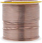 Mandala Crafts 18 Gauge Anodized Aluminum Craft Wire for Jewelry Making - 100 FT Colored Flexible Light Brown Wire - Bendable for Bonsai Armature Crafting Sculpting
