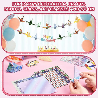 Ethnic Patterns Origami Paper - 50 Sheets 6x6 Inches - Double-Sided Traditional Cultural Art Colored Folding Paper for Adults, Artists & Kids - Ideal for Scrapbooking, Card Making and DIY Crafts