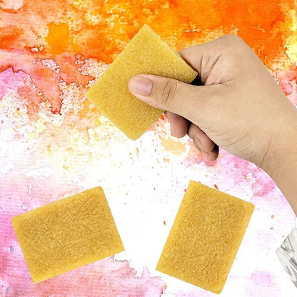 1 PCS 2.8 * 2.0 inches Rubber Cement Eraser, Rubber, for Removing Adhesive and Residues from Plastic Paper, Large Eraser (1)