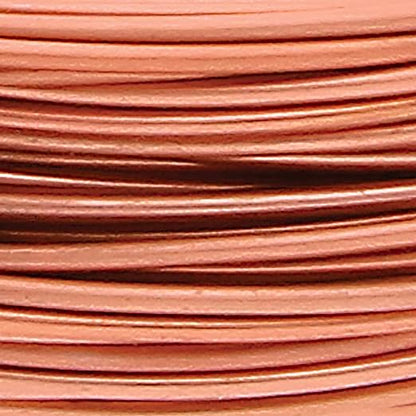 The Beadsmith Wire Elements Craft Wire – Tarnish Resistant, Soft Temper, Round, Copper Color – 0.32mm, 28 Gauge, 40 Yard Spool – Jewelry Making, Wire Wrapping, Floral, & Other DIY Crafts