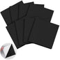 ToLanbbt 8 PCS Adhesive Foam Padding Sheets Closed Cell Neoprene Foam Sheet 1/2" Thick, 6" x 6" Self Stick Insulation Anti Vibration Pads Anti-Slip for Furniture, Cars, Speakers, DIY