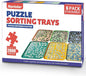 12" x 8.7" Puzzle Sorting Trays - Stackable, 6 Pack Puzzle Sorter for Sorting 1000/1500/2000 Pieces