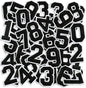 Number Iron On Patches, Numbers 0-9 Embroidery Applique Patch, DIY Decorative Heat Press Patches for Clothing Jeans Jackets Backpacks Hats (Black 50 Pcs)