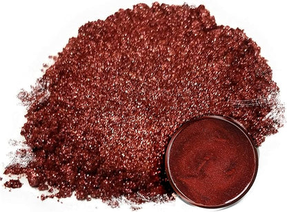 Eye Candy Pigments Premium Copper Mica Powder - Shu Copper (50gr) - for Epoxy, Resin, Soap, Paint, Woodworking, Acrylic Pouring, Bath Bombs, Fishing Lures - DIY Arts and Crafts Additive