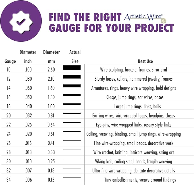 Artistic Wire 34 Gauge Tarnish Resistant Brass Craft Jewelry Wrapping Wire, Gold Color, 30 yd