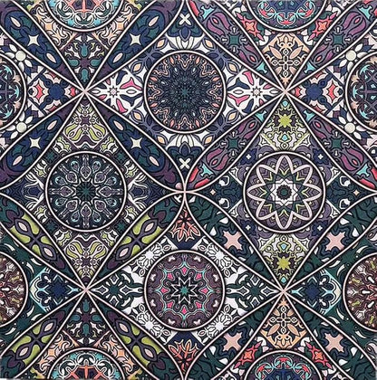 Groovy Boho Tribal Scrapbook Pad – 24 Bohemian Sheets for Scrapbooking, Junk Journals, Collage, Decoupage, Card Making & Mixed Media, 6x6 Single-Sided Craft Paper