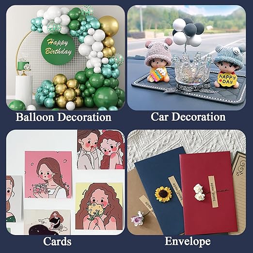 Adhesive Stick dots Two-Sided Sided Mounting Putty Stick Tack for Wall Hanging Crafts Balloons Festival Party Decorations,Clean Removable(0.6"*0.6"-400)