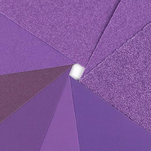 Sandpaper 600 Grit 20 PCS, Wet Dry Sanding Sheets 9 x 11 Inch, Purple Alumina Abrasive Sand Paper for Wood, Metal, Drywall, Resin, Automotive Sanding, Polishing, Grinding, by POLIWELL