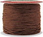 Mandala Crafts 1mm 109 Yards Brown Cotton Waxed Cord for Jewelry Making Bracelet Cord Waxed String - Beading String Thread Jewelry Cords for Necklaces String