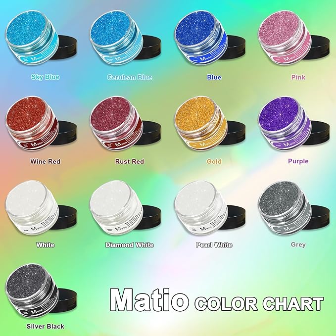 Matio Purple Mica Powder for Epoxy Resin, 1.8oz/ 50g Pearlescent Effect Mica Powder Natural Color Pigment for Soap Making, Bath Bomb, Candle Dye, Resin Craft, Paint, Nails Art, Jewelry, Slime Pigment