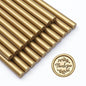 SWANGSA 20 Pieces Glue Gun Sealing Wax Sticks Antique Gold for Wax Seal Stamp, Great for Wedding Invitations, Cards, Envelopes, Wine Packages, Gift Wrapping (Antique Gold)
