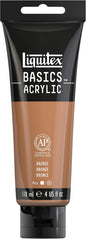 Liquitex BASICS Acrylic Paint, 118ml (4-oz) Tube, Bronze