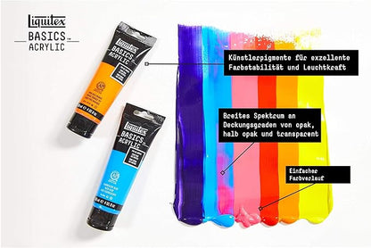 Liquitex BASICS Acrylic Paint, 118ml (4-oz) Tube, Purple Gray