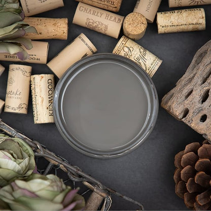 Dixie Belle Paint Company Chalk Finish Furniture Paint - Gravel Road (4oz) - Matte Warm Gray Chic Chalk Mineral DIY Furniture Paint