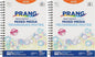 Prang Art Street Mixed Media Journal, 11" x 8-1/2", 60 Sheets, Multicolour (Pack of 2)