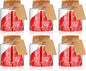 Wettarn 120 Pcs Transparent Red D4 Dice6 Pcs Pot Bottles Plastic Favor Jars with Cork Lids Healing Potion Bottles Polyhedral Dice Set for Party Favors Table Games(Round Style)
