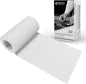 KING MOUNTAIN 100% Cotton Fabric Iron-on Repair Patch, Inside&Outside Clothes Repair Patch, 3"x60" with Backing Glue Repair Decorative Patch kit (White)