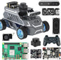 Yahboom Raspberry Pi 5 8GB for AI Robot Car,Supports RVIZ Simulation ROS2,TOF Lidar,SLAM Mapping Navigation, Tracking and Obstacle Avoidance (Superior Ver with Pi5-8GB)