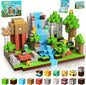 Magnetic Blocks-100PCS Magnetic Building Blocks Magnet Cube Toys Stacking, Build Forest World Set, STEM Montessori Sensory Toys for Kids Boys Girls Age 3 4 5 6 7 8 9 10 Birthday Gifts