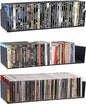 U Shape Floating Shelves Wall Mount Metal Bookshelf CD DVD Storage Display Shelves, Black Set of 3